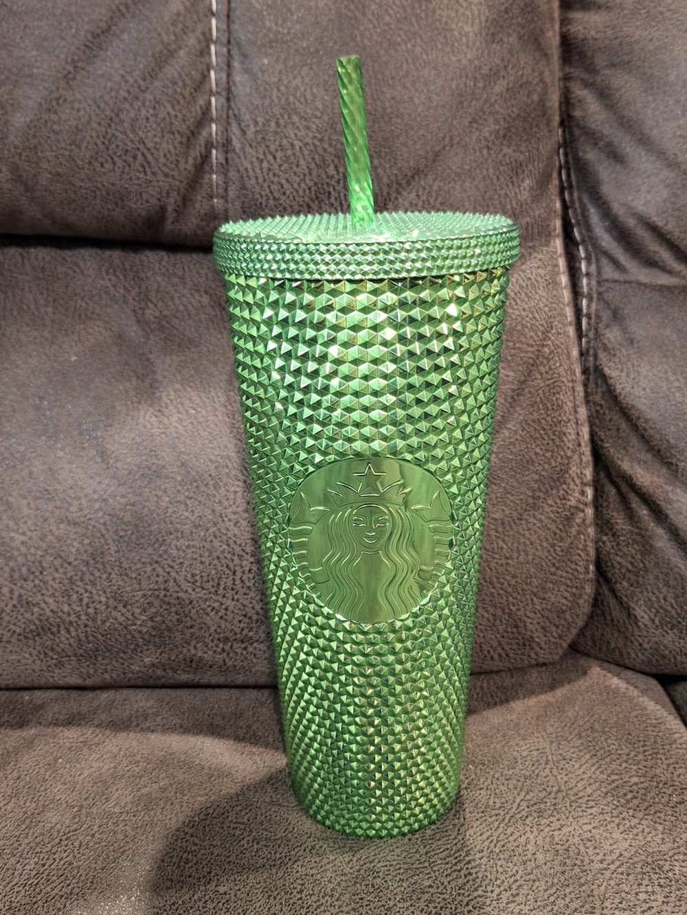 Starbucks Green Studded Reusable Tumbler with Straw